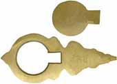 Round Lid Capbox Kit, sand cast brass,
4-1/4" overall length